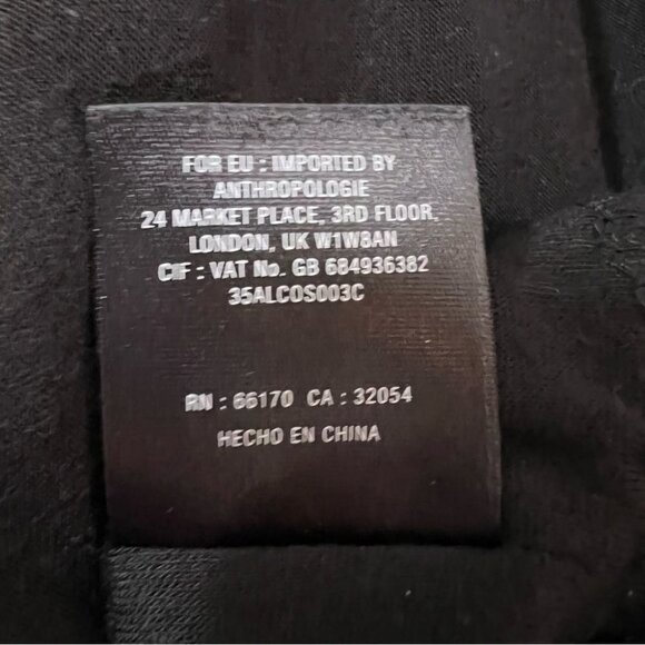 Anthropologie Moulinette Soeurs  Black Pencil Skirt Size 4 - Picture 11 of 13